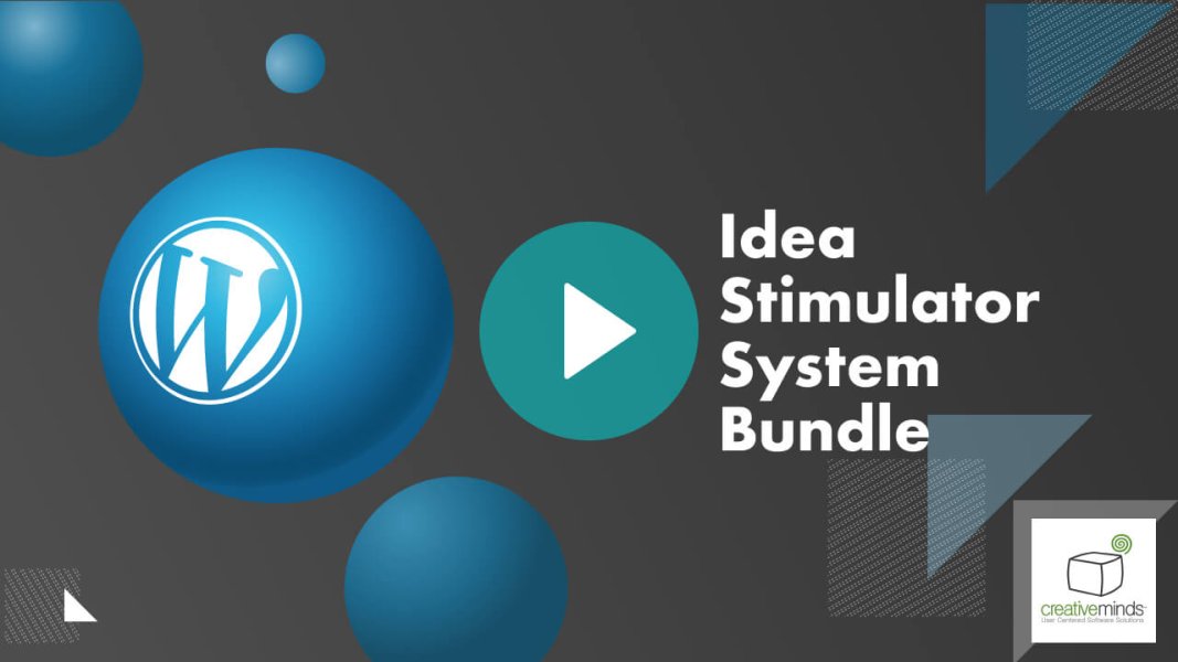 Idea Stimulator System Bundle for WordPress by CreativeMinds