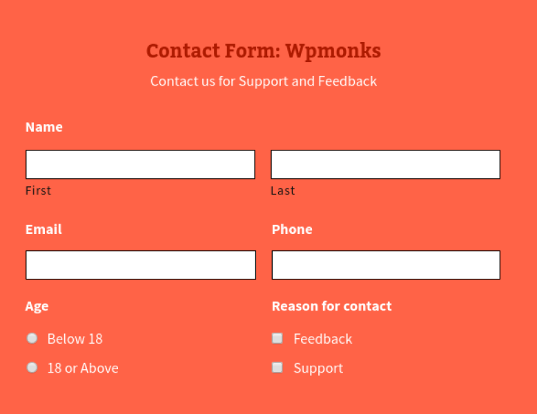 WPMonks - Theme Pack For Gravity Forms