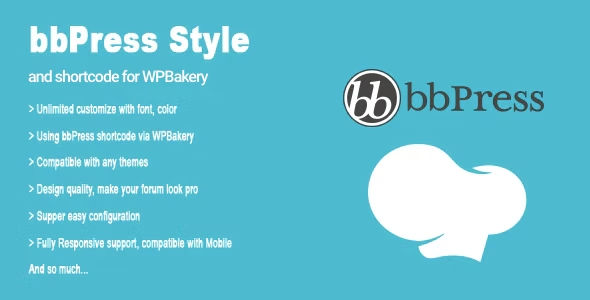 bbPress Style & Shortcode for Visual Composer