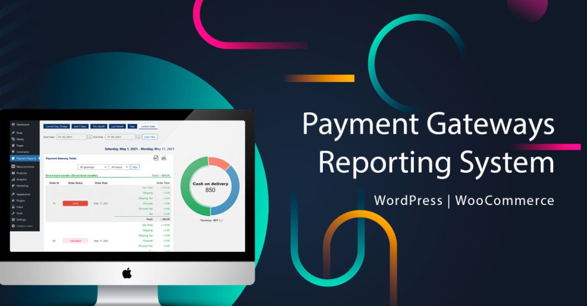 Woocommerce Payment Gateways Reporting System