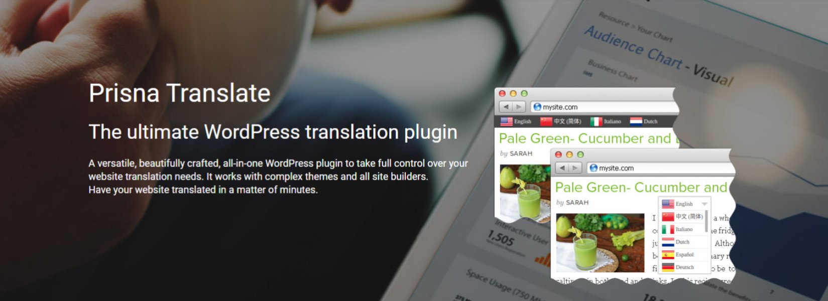 Prisna Translate - Highly Customizable WordPress Translation Plugin