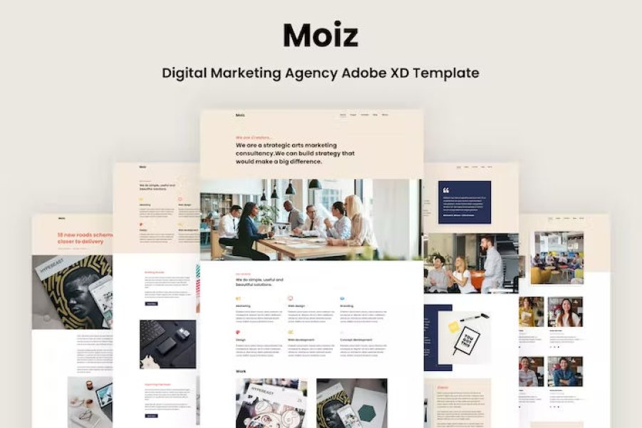 Moiz is a minimalist trendy and modern