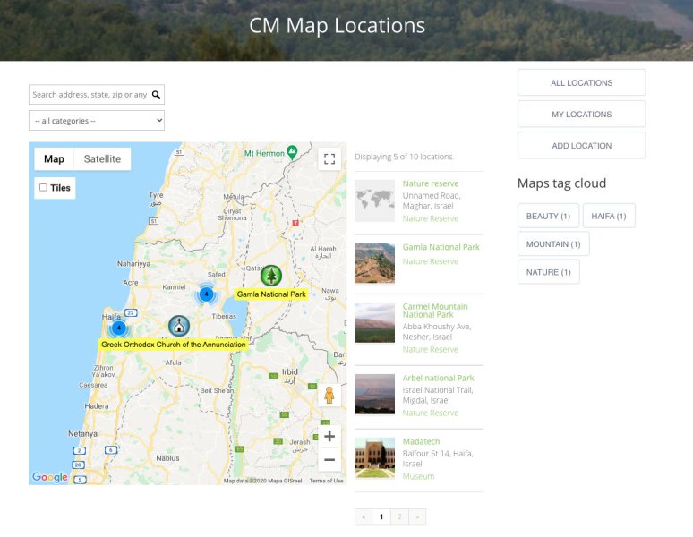 CM Map Locations Pro