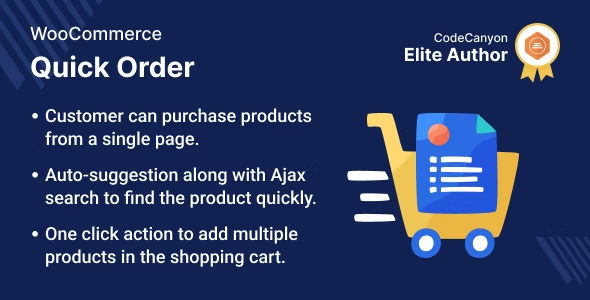 BB Quick Order Plugin for WooCommerce