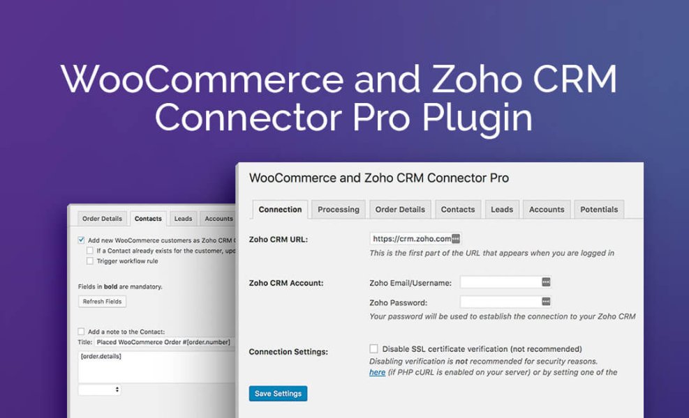 WooCommerce Zoho Plugin Pro