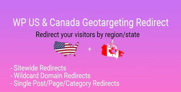 WP US&Canada State Geotargeting Redirect