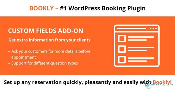 Bookly Custom Fields (Add-on)