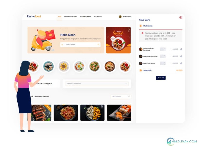 RestroFood Online Food Ordering & Delivery WordPress Plugin