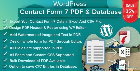 WordPress Contact Form PDF Google Sheet & Database