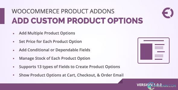 WooCommerce Custom Product Addons Custom Product Options