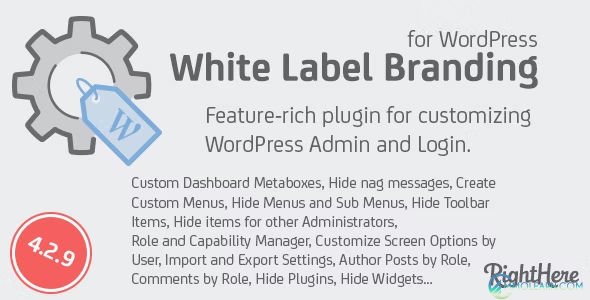 White Label Branding for WordPress