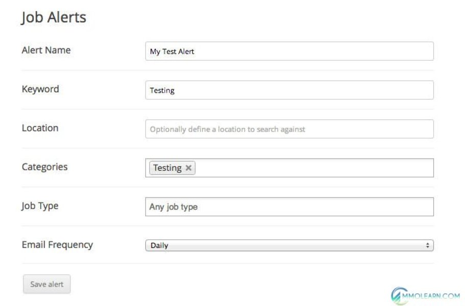 WP Job Manager Job Alerts