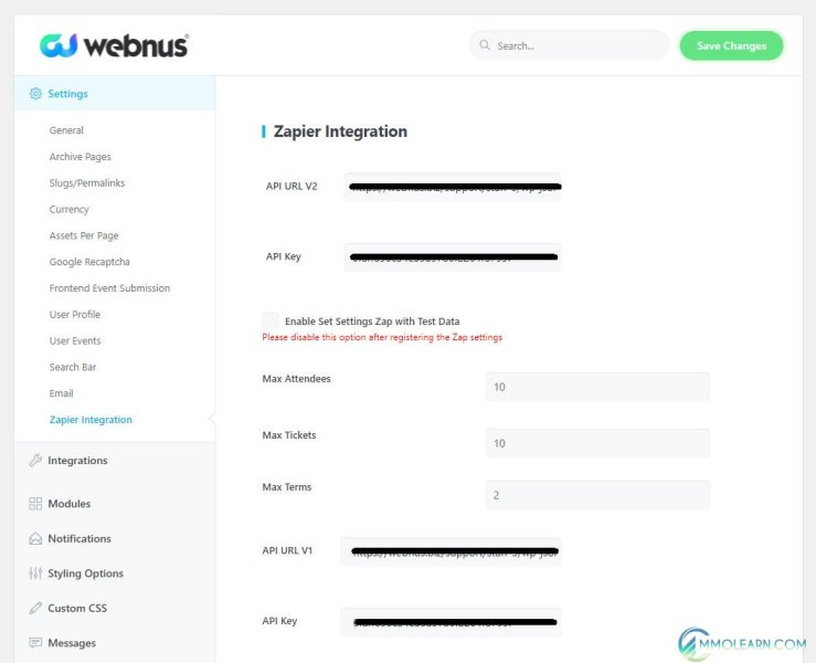Webnus Zapier Integration Addon