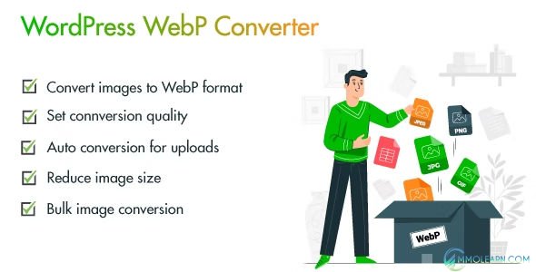 WebPio - WordPress WebP Converter