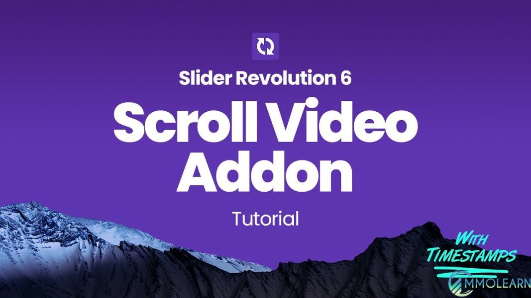 Revslider Scroll Video Addon