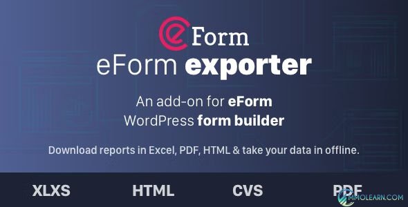 Exporter for eForm - Reports & Submissions