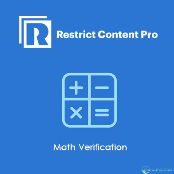 Restrict Content Pro - Math Verification