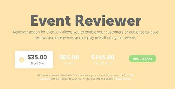 EventOn Event Reviewer Add-on