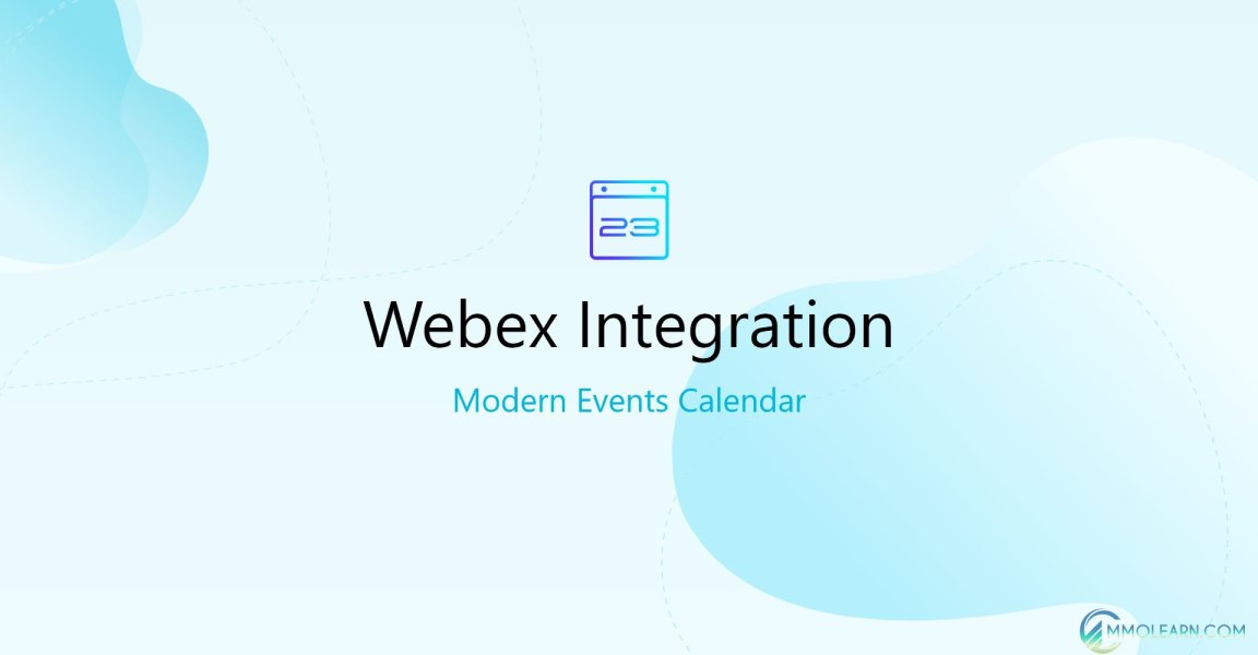 Modern Events Calendar Webex Integration
