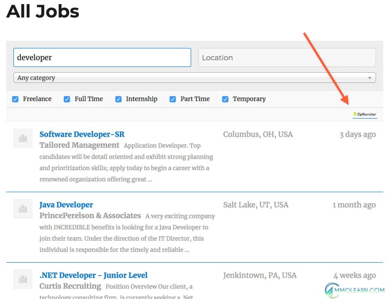 WP Job Manager - ZipRecruiter Integration Addon