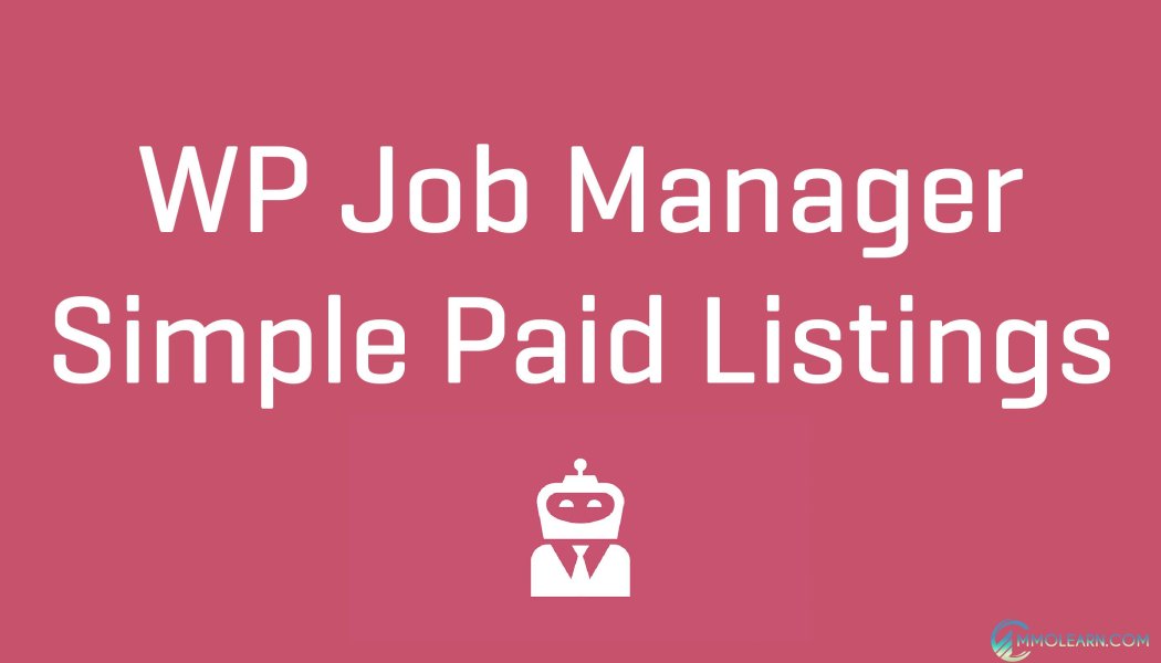 WP Job Manager - Simple Paid Listings