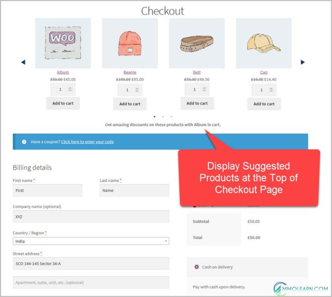 WooCommerce Checkout Upsell Funnel