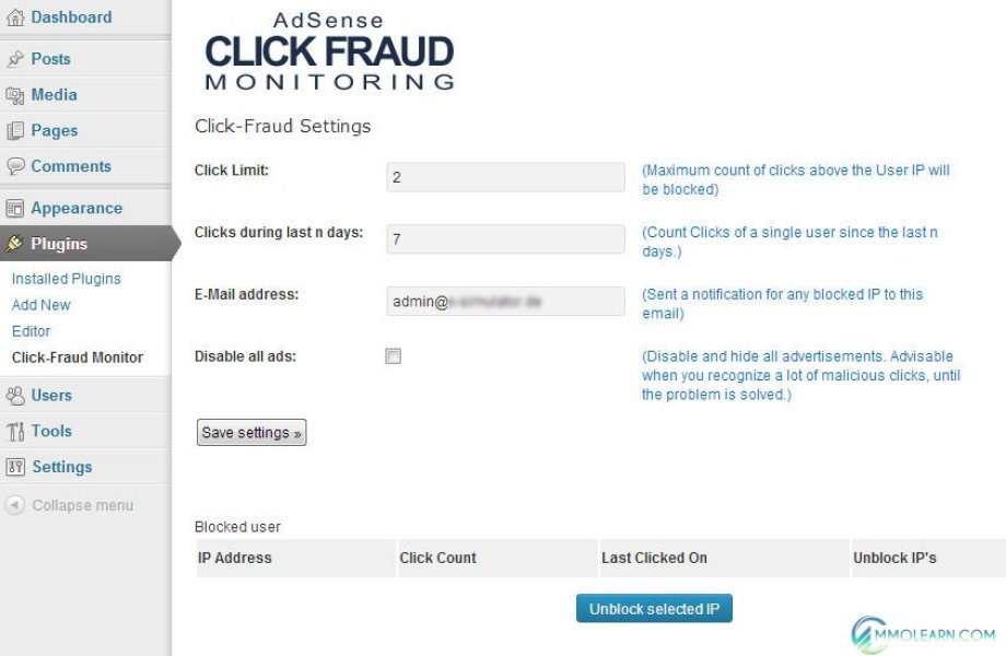 AdSense Click Fraud Monitor Pro