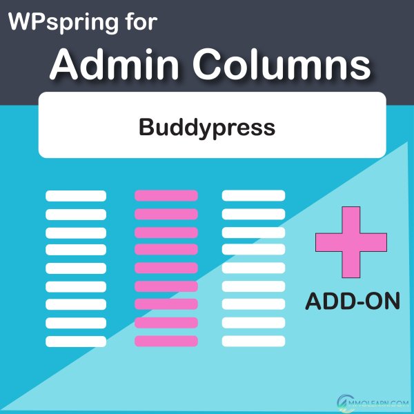 Admin Columns BuddyPress Addon