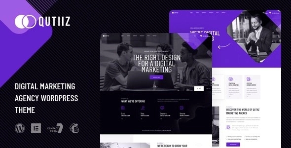 Qutiiz – Digital Marketing Agency WordPress Theme