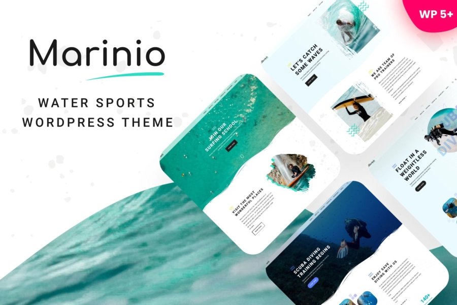 Marinio - Surfing & Scuba Diving WordPress Theme