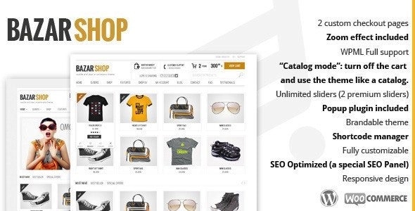 Bazar Shop - Woo Commerce plugin to create a very versatile WordPress powered shop