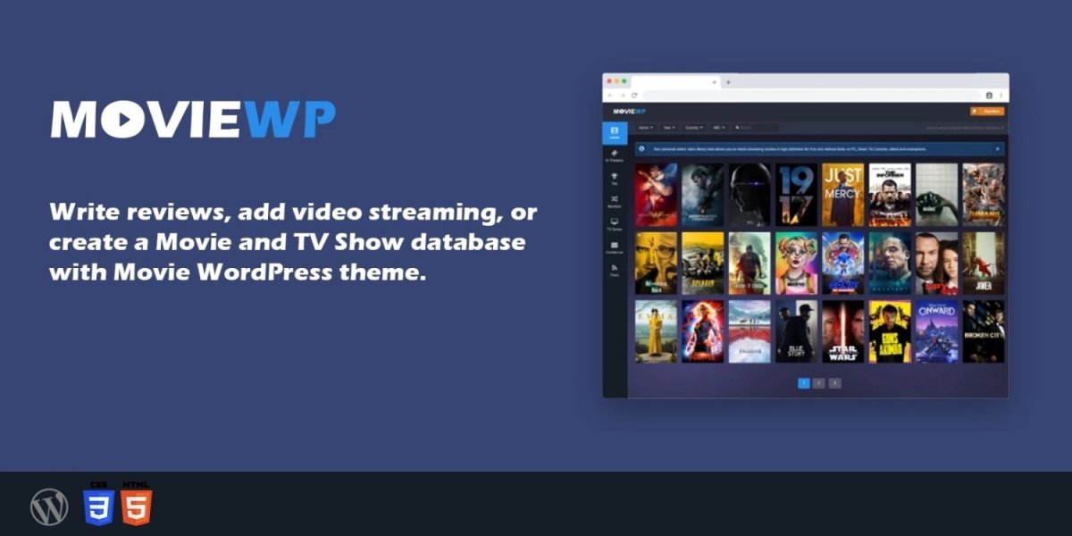 MovieWP – Movie WordPress Theme - has MovieWP is the TMDB and IMDb importer