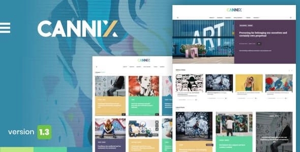 Cannix - A Vibrant WordPress Theme for Creative Bloggers
