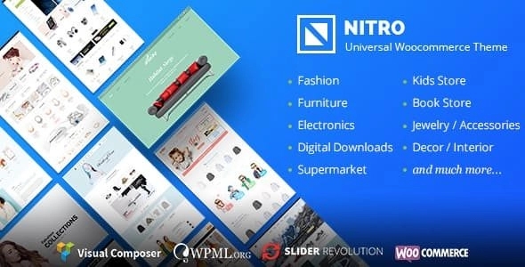 Nitro - Universal WooCommerce Theme -  e-commerce industries such as fashion, electronics and more