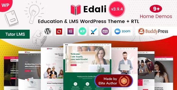 Edali - Education LMS & Online Courses WordPress Theme
