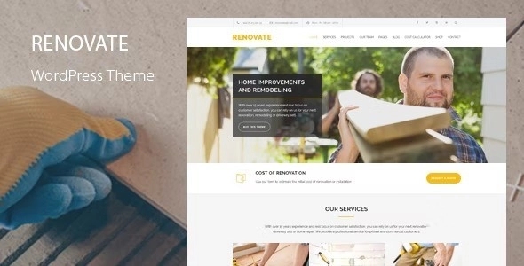 Grafon - Construction Building Renovate Wordpress Theme