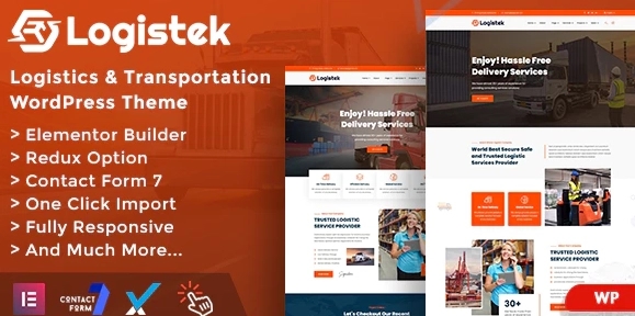 Logistek - Logistics & Transportation WordPress Theme