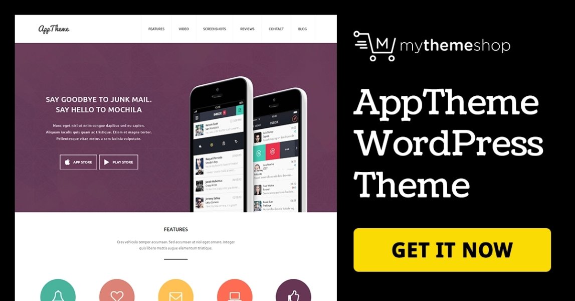 MyThemeShop AppTheme - help you and your company showcase your work