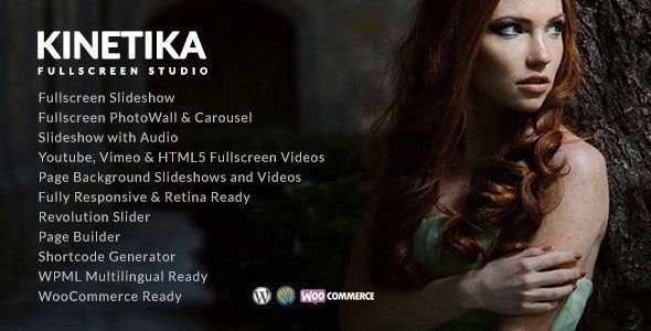 Kinetika - Fullscreen Photography Theme