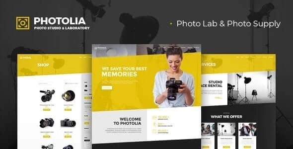 Photolia | Photo Company & Supply Store WordPress Theme