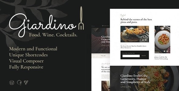 Giardino | An Italian Restaurant & Cafe WordPress Theme