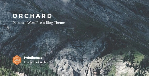 Orchard - Personal WordPress Blog Theme