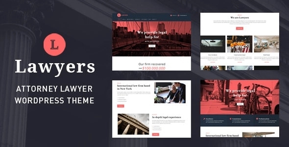 Lawyers - Responsive Business Wordpress Theme