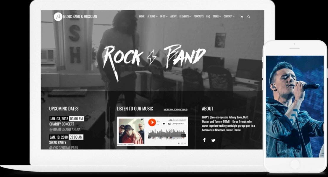 VisualModo - Music WordPress Theme