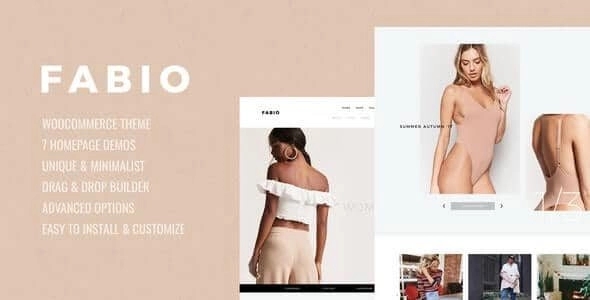 Fabio WooCommerce Shopping Theme - fashion to electronics thanks to its minimalist design and custom