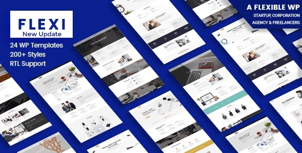 Flexible WordPress Theme | Flexi - for any business website