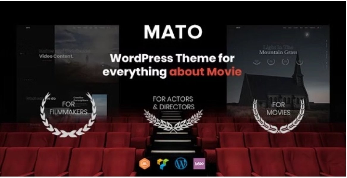 Mato - Movie Studios and Filmmakers WordPress Theme - Movie Studios, Filmmakers, Film Agency