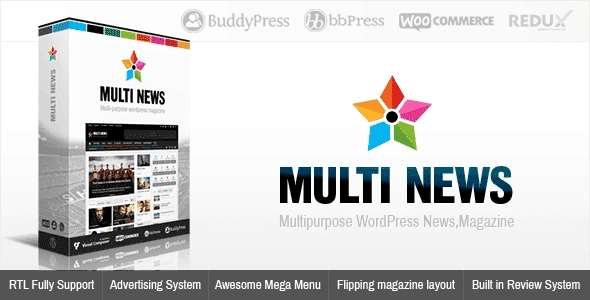 Multinews - Multinews for Magazine, newspaper and blog, Multinews has many unique features such
