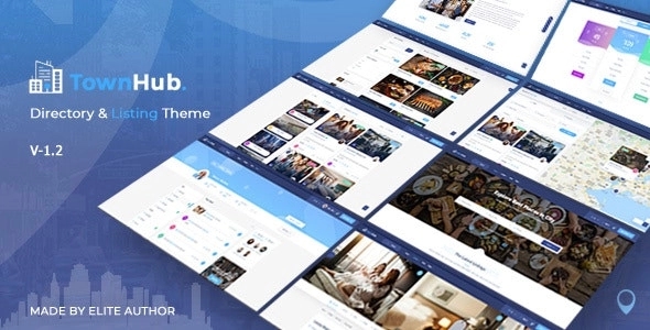 TownHub - Directory & Listing WordPress Theme” is perfect if you like a clean and modern design