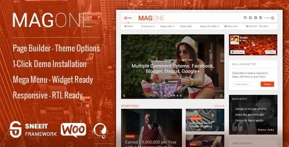 MagOne - Magazines, News & Portfolio
